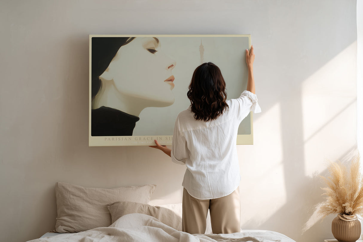 Paul Sinus Wandbild Parisian Grace in Silence – Zeitlose Eleganz in der Stadt der Liebe