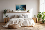 Paul Sinus Wandbild 120x80cm Pazifische Kueste Panorama Ozean Landschaft moderne Natur Wanddekoration Meer Kueste Kunstdruck Wohnzimmer Schlafzimmer
