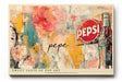 Paul Sinus Wandbild 120x80cm Pop Art Collage Retro Werbung und Blumen Moderne Bunte Kunst Wanddekoration