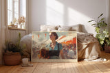 Paul Sinus Wandbild 120x80cm Prost from the Heart of Bavaria Oktoberfest Szene mit Bierkrügen Kunst Poster für Wohnzimmer Küche Bar
