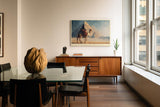 Paul Sinus Wandbild 120x80cm Pyramiden Aegypten Kamel Wuestenlandschaft historische Reise Kunst Wanddekoration Wohnzimmer Büro