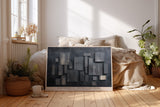 Paul Sinus Wandbild Raw Forms in Controlled Chaos Abstract Geometry of Dark Structure