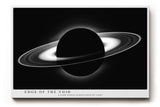 Paul Sinus Wandbild 120x80cm Ringplanet Kosmos Minimalistische Weltraum Kunst Schwarz Weiss Planet Illustration Kunstdruck Poster Grosse Wanddekoration fuer Wohnzimmer Büro Schlafzimmer