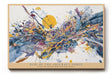 Paul Sinus Wandbild Rise of the Abstract Force Lines and Colors Crash with Raw Energy