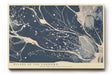 Paul Sinus Wandbild Rivers of the Unknown Abstract Flow of Light and Chaos in Blue Motion