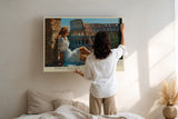 Paul Sinus Wandbild Roman Sunlight and Ancient Stones Timeless City Embraces a Summer Moment