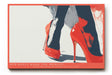 Paul Sinus Wandbild 120x80cm Rote High Heels moderne Fashion Illustration mit stilvoller Eleganz