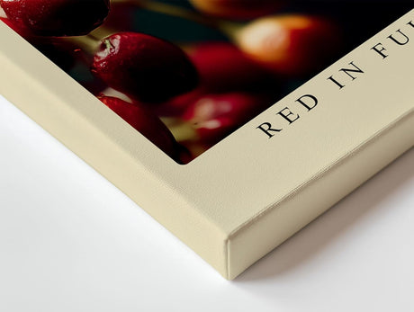 Paul Sinus Wandbild 120x80cm rote Wildbeeren Makrofotografie lebendige Natur Fotokunst mit leuchtenden Farben modernes Fruchtbild für Küche Esszimmer Wohnzimmer