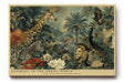 Paul Sinus Wandbild 120x80cm Safari Tiere im Tropischen Garten Exotische Natur Kunst Wanddekoration