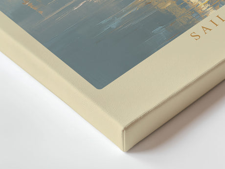 Paul Sinus Wandbild Sailing into the Golden Light – Segeln im Glanz des goldenen Abends
