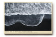 Paul Sinus Wandbild 120x80cm Schwarz Weiss Wellen Luftaufnahme Strand Minimalistische Meereskunst