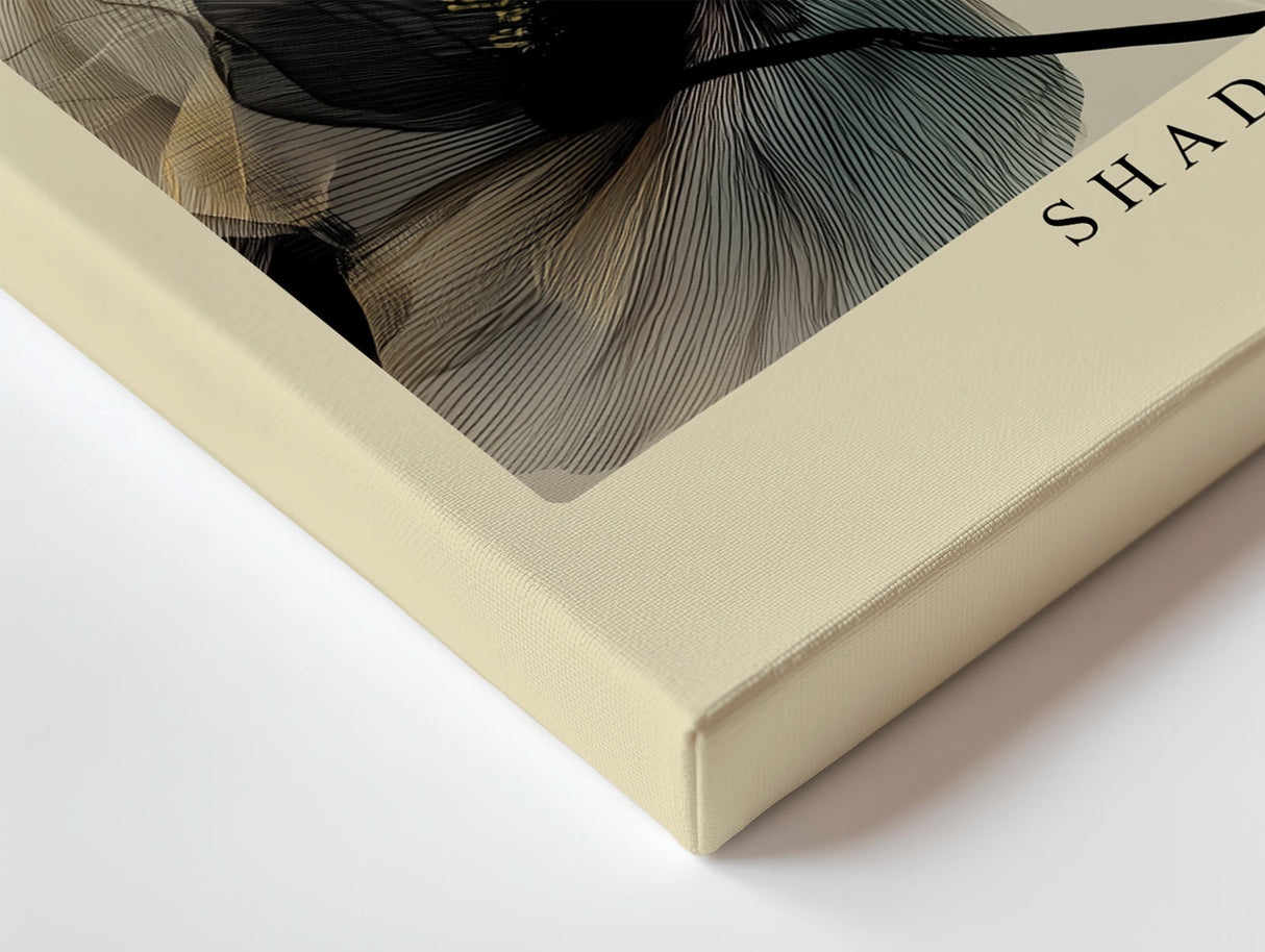 Paul Sinus Wandbild Shadows Among Silken Flowers – Zarte Eleganz und poetische Schönheit in floraler Leichtigkeit