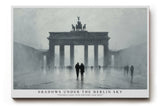 Paul Sinus Wandbild Shadows Under the Berlin Sky Figures Fade into History and Mist