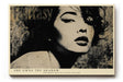 Paul Sinus Wandbild 120x80cm She Owns the Shadow Schwarz Weiss Frauenportrait Vintage Stil Kunst fuer Wohnzimmer Schlafzimmer und Büro