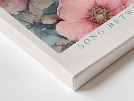 Paul Sinus Wandbild Song Between Blossoms Romantic Birds among Soft Pink Flowers of Springtime