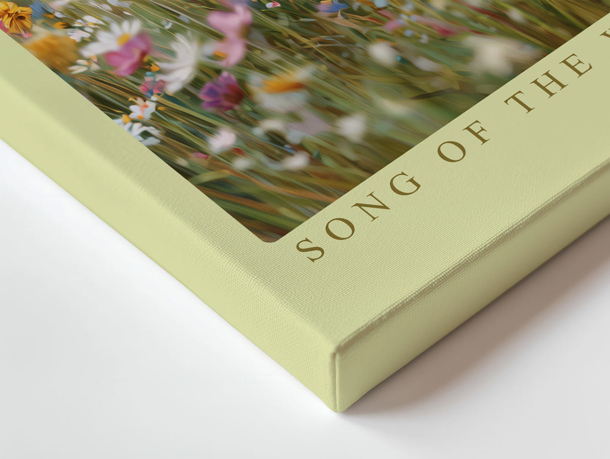 Paul Sinus Wandbild Song of the Wildflowers – Blühende Sommerwiese in sanftem Licht