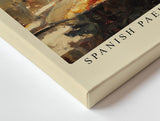 Paul Sinus Wandbild 120x80cm Spanische Paella Tradition auf dem Platz – Mediterrane Kochszene mit lebendiger Atmosphäre