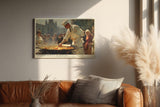 Paul Sinus Wandbild 120x80cm Spanische Paella Tradition auf dem Platz – Mediterrane Kochszene mit lebendiger Atmosphäre