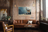 Paul Sinus Wandbild 120x80cm Spirit of the Andes Lama in den Anden Berglandschaft Peru Natur Kunst fuer Wohnzimmer und Büro