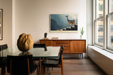 Paul Sinus Wandbild 120x80cm Spirit of the Andes Lama in den Anden Berglandschaft Peru Natur Kunst fuer Wohnzimmer und Büro