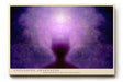 Paul Sinus Wandbild 120x80cm spirituelle Energie abstrakte Meditation violett moderne Bewusstseinskunst grosses Kunstbild stilvolle Wanddekoration fuer Wohnzimmer Yoga Raum