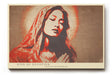 Paul Sinus Wandbild 120x80cm Spirituelles Frauenportrait Moderne Ikonen Kunst LeinWandbild 120x80cm Meditative Wanddekoration