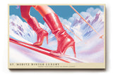 Paul Sinus Wandbild St. Moritz Winter Luxury – Glamouröse Eleganz im Schnee für moderne Raumgestaltung