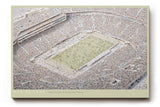 Paul Sinus Wandbild 120x80cm Stadion Panorama Sport Kunst LeinWandbild 120x80cm Fußball Arena Wanddekoration