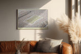 Paul Sinus Wandbild 120x80cm Stadion Panorama Sport Kunst LeinWandbild 120x80cm Fußball Arena Wanddekoration