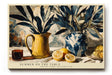 Paul Sinus Wandbild 120x80cm Stillleben Zitronen Vase Sommerliche Tischszene Kunstmotiv Mediterranes Flair