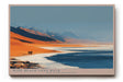 Paul Sinus Wandbild 120x80cm Strandlandschaft Meer Sanddünen moderne Naturkunst weite Küste ruhige Farben stilvolle