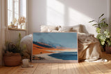 Paul Sinus Wandbild 120x80cm Strandlandschaft Meer Sanddünen moderne Naturkunst weite Küste ruhige Farben stilvolle