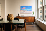 Paul Sinus Wandbild Sunshade by the Blue Horizon – Ruhe und Sommergefühl am Meer