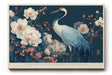 Paul Sinus Wandbild Symbols of Harmony and Grace – Kranich zwischen Blüten und Anmut