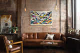 Paul Sinus Wandbild Symphony of Moving Colors Abstract Explosion of Dynamic Energy