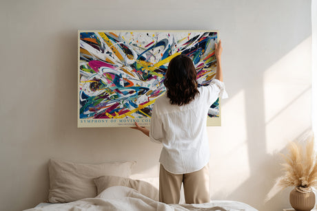 Paul Sinus Wandbild Symphony of Moving Colors Abstract Explosion of Dynamic Energy