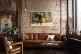 Paul Sinus Wandbild 120x80cm Tango in Buenos Aires Leidenschaftlicher Tanz Szene Moderne Kunst fuer Wohnzimmer Schlafzimmer und Büro