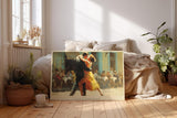 Paul Sinus Wandbild 120x80cm Tango in Buenos Aires Leidenschaftlicher Tanz Szene Moderne Kunst fuer Wohnzimmer Schlafzimmer und Büro