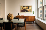 Paul Sinus Wandbild 120x80cm Tango Paar in der Stadt – Ausdrucksstarke Tanzszene mit Leidenschaft und Bewegung