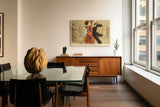 Paul Sinus Wandbild 120x80cm Tango Tanz Paar Kunst LeinWandbild 120x80cm Elegante Tanz Szene Romantische Wanddekoration