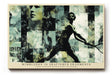 Paul Sinus Wandbild 120x80cm Tennis Spieler Abstrakte Sport Collage Moderne Wimbledon Kunstmotiv Dynamische Illustration