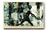 Paul Sinus Wandbild 120x80cm Tennis Spieler Abstrakte Sport Collage Moderne Wimbledon Kunstmotiv Dynamische Illustration