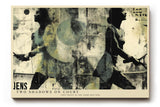 Paul Sinus Wandbild 120x80cm Tennis Spielerinnen Kunst Collage Modernes Sportmotiv in Beige Grau für Wohnzimmer Büro Fitnessraum