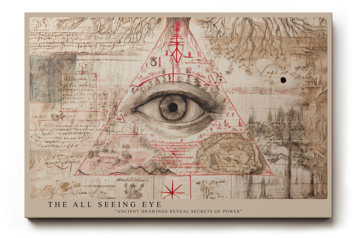 Paul Sinus Wandbild The All Seeing Eye Ancient Drawings Reveal Secrets of Power