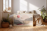 Paul Sinus Wandbild The Balance of Abstract Worlds sanftes abstraktes Motiv in Beige-, Grau- und Rosatönen mit harmonischen Formen