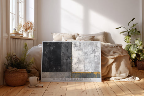 Paul Sinus Wandbild The Balance of Black and White Silent Unity of Contrasts
