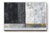 Paul Sinus Wandbild The Balance of Black and White Silent Unity of Contrasts