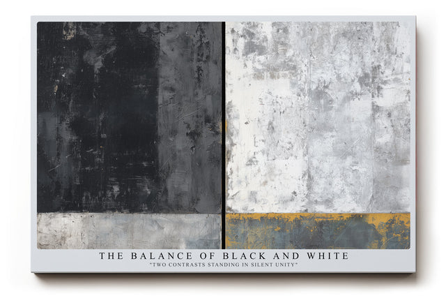 Paul Sinus Wandbild The Balance of Black and White Silent Unity of Contrasts