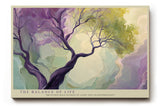 Paul Sinus Wandbild The Balance of Life – Abstrakter Lebensbaum in leuchtenden Farben