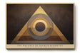 Paul Sinus Wandbild The Balance of Sacred Geometry Triangles and Circles in Golden Harmony